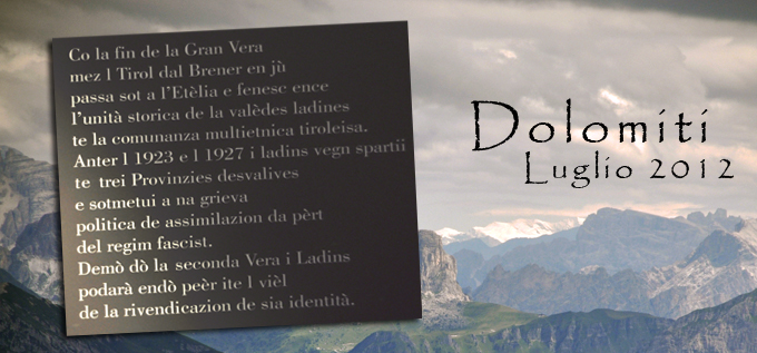 Dolomiti 2012